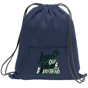 Streetwear Money Loser Lover Matching Oxidized Green 4s Sweatshirt Cinch Pack Bag