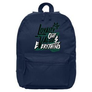 Streetwear Money Loser Lover Matching Oxidized Green 4s 16 in Basic Backpack