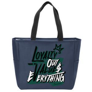 Streetwear Money Loser Lover Matching Oxidized Green 4s Zip Tote Bag