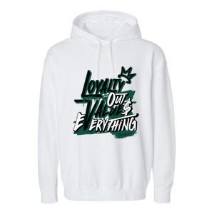 Streetwear Money Loser Lover Matching Oxidized Green 4s Garment-Dyed Fleece Hoodie