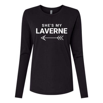 Shes My Laverne Funny Best Friends Matching Womens Cotton Relaxed Long Sleeve T-Shirt