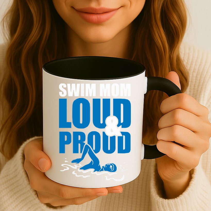 Swim Mom Loud And Proud Sports Athlete Athletic Mug