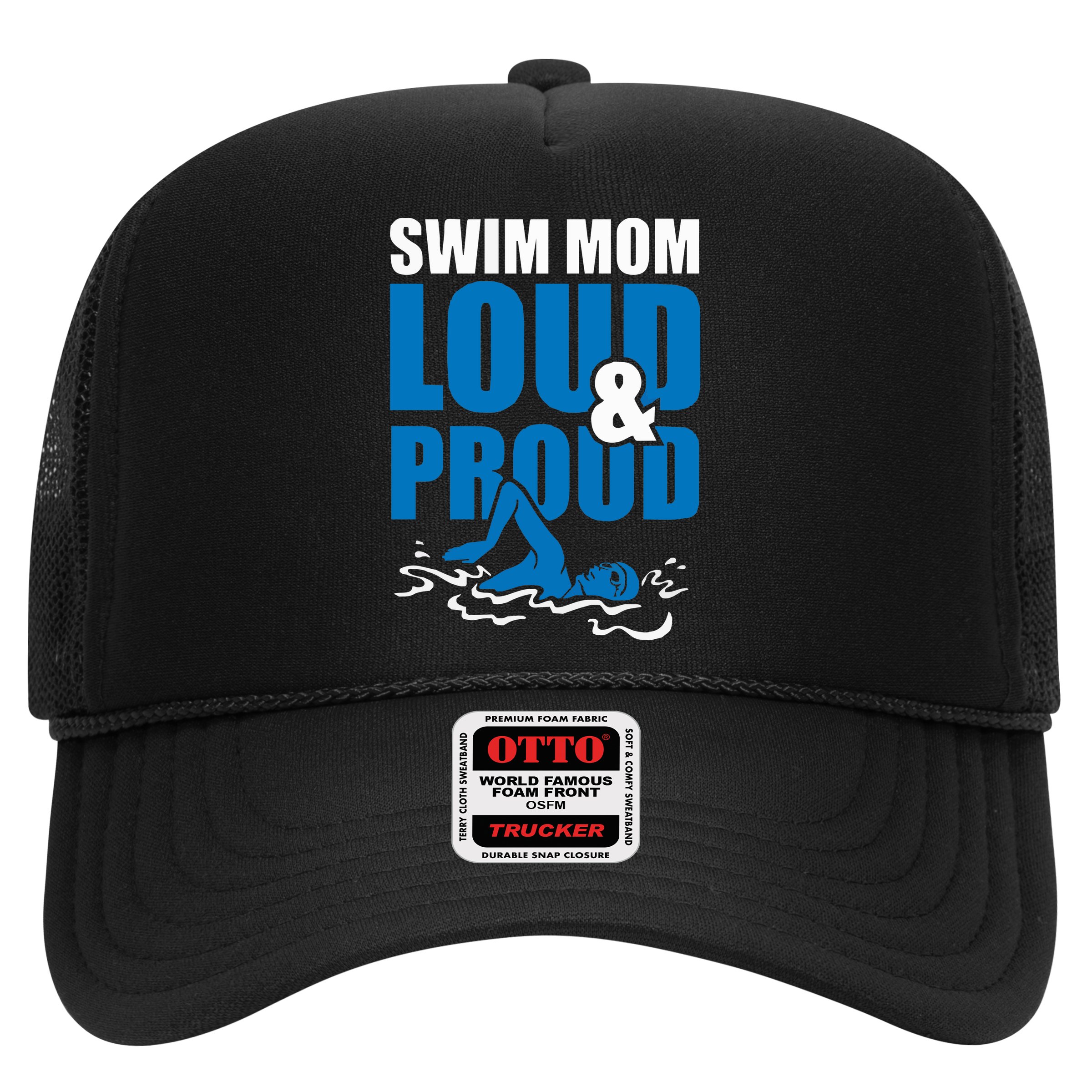 Swim Mom Loud And Proud Sports Athlete Athletic Hat