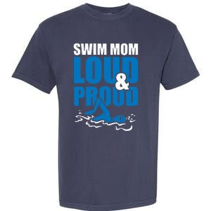 Swim Mom Loud And Proud Sports Athlete Athletic Garment-Dyed Heavyweight T-Shirt