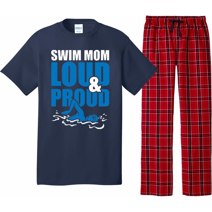 Swim Mom Loud And Proud Sports Athlete Athletic Pajama Set