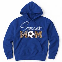 Soccer Mom Leopard Print Ball Great Gift Hoodie