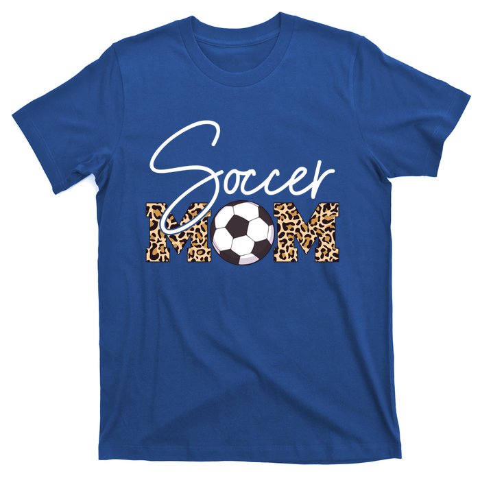 Soccer Mom Leopard Print Ball Great Gift T-Shirt