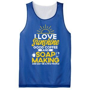 Soap Making Lovers Sunshine Good Coffee Soap Maker Gift Mesh Reversible Basketball Jersey Tank