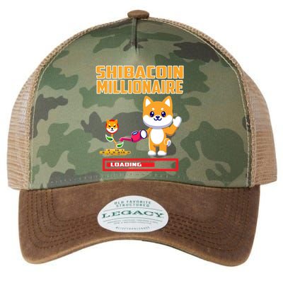 Shibacoin Millionaire Loading Legacy Tie Dye Trucker Hat