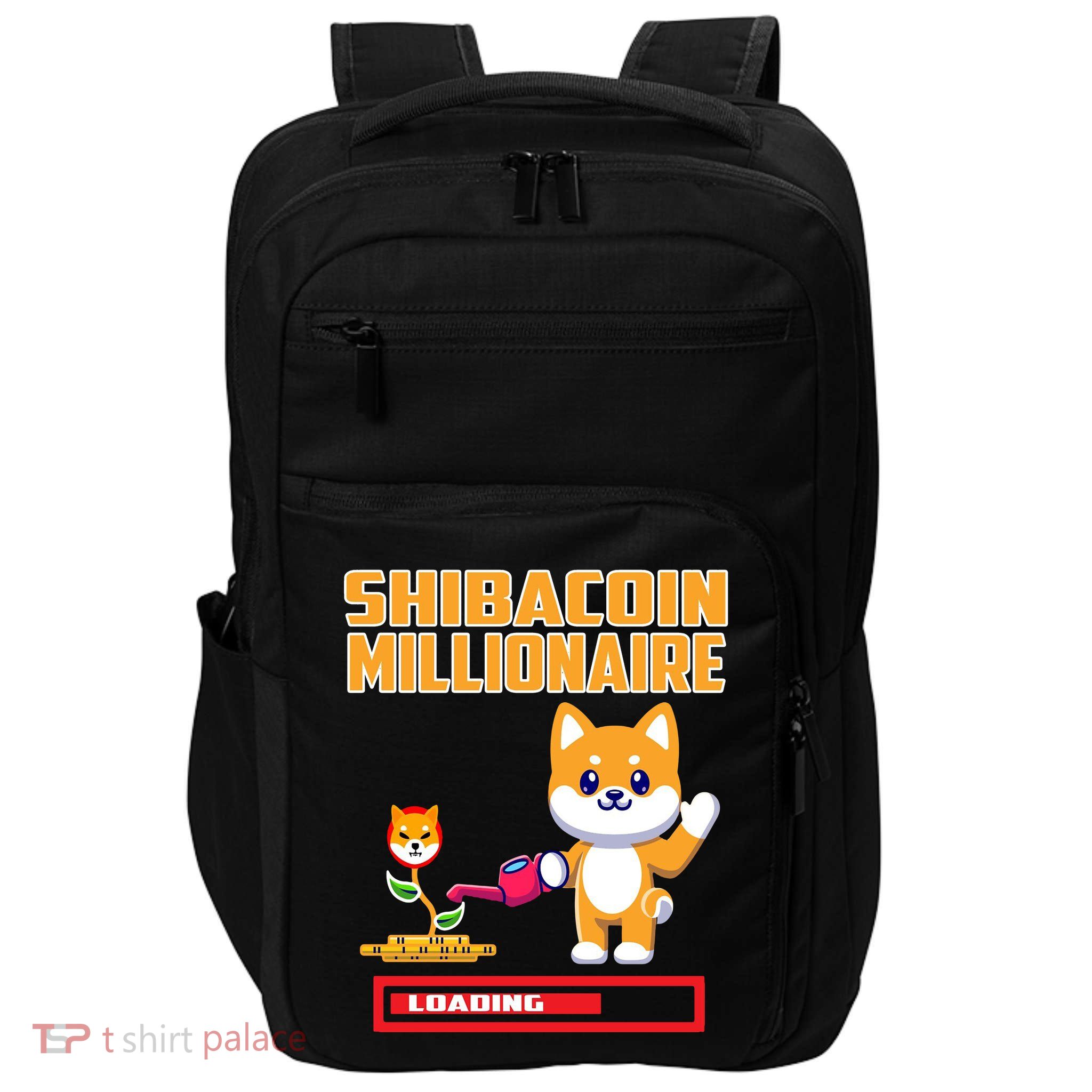 Shibacoin Millionaire Loading Impact Tech Backpack