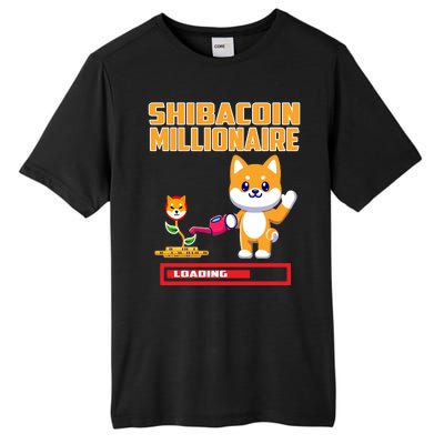 Shibacoin Millionaire Loading Tall Fusion ChromaSoft Performance T-Shirt