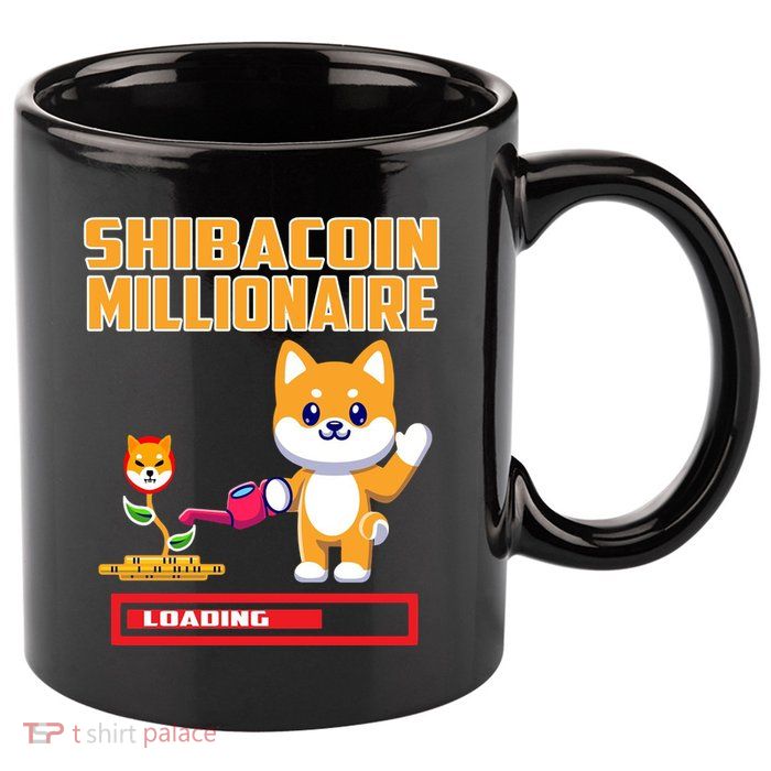 Shibacoin Millionaire Loading 11oz C Handle Ceramic Mug