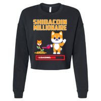 Shibacoin Millionaire Loading Cropped Pullover Crew