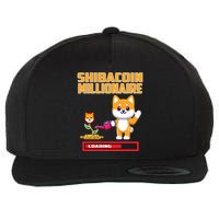 Shibacoin Millionaire Loading Wool Snapback Cap