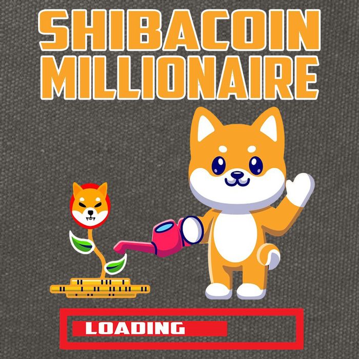 Shibacoin Millionaire Loading Cotton Canvas Backpack
