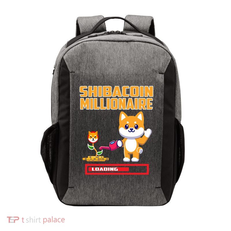 Shibacoin Millionaire Loading Vector Backpack