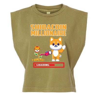 Shibacoin Millionaire Loading Garment-Dyed Women's Muscle Tee