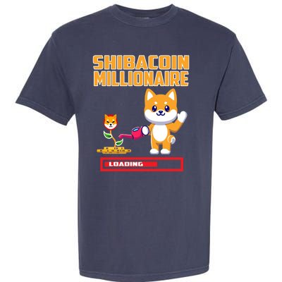 Shibacoin Millionaire Loading Garment-Dyed Heavyweight T-Shirt