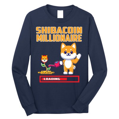 Shibacoin Millionaire Loading Long Sleeve Shirt