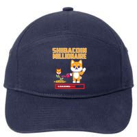 Shibacoin Millionaire Loading 7-Panel Snapback Hat