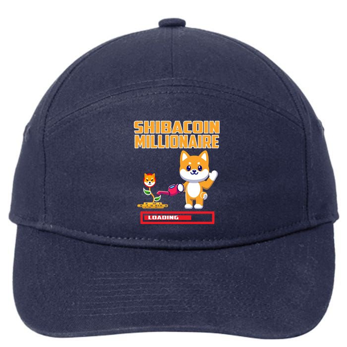 Shibacoin Millionaire Loading 7-Panel Snapback Hat