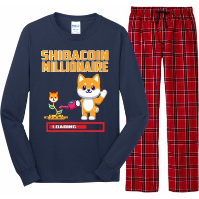 Shibacoin Millionaire Loading Long Sleeve Pajama Set