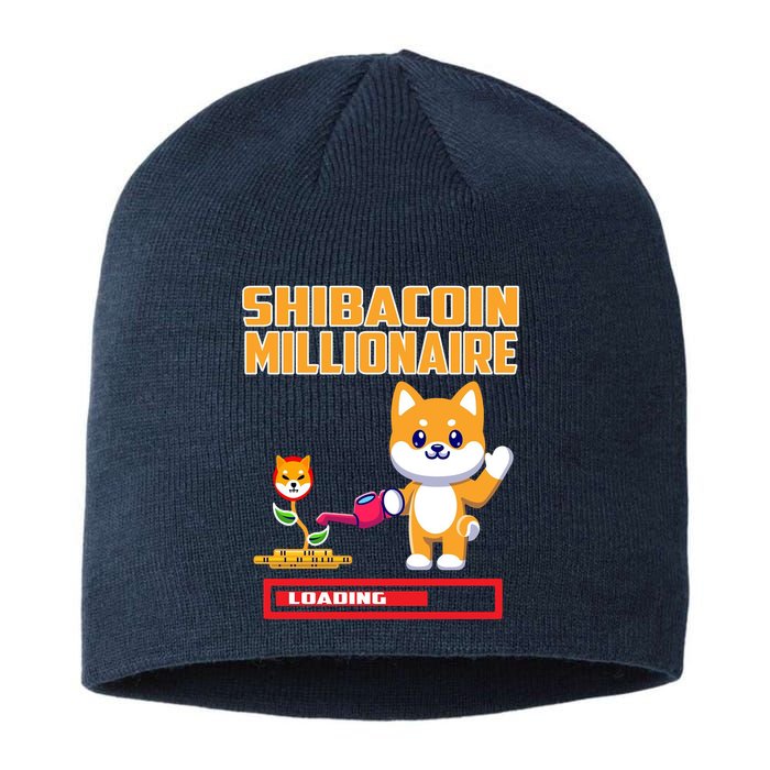 Shibacoin Millionaire Loading Sustainable Beanie