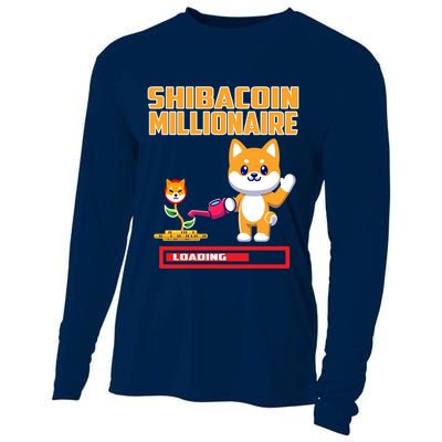 Shibacoin Millionaire Loading Cooling Performance Long Sleeve Crew