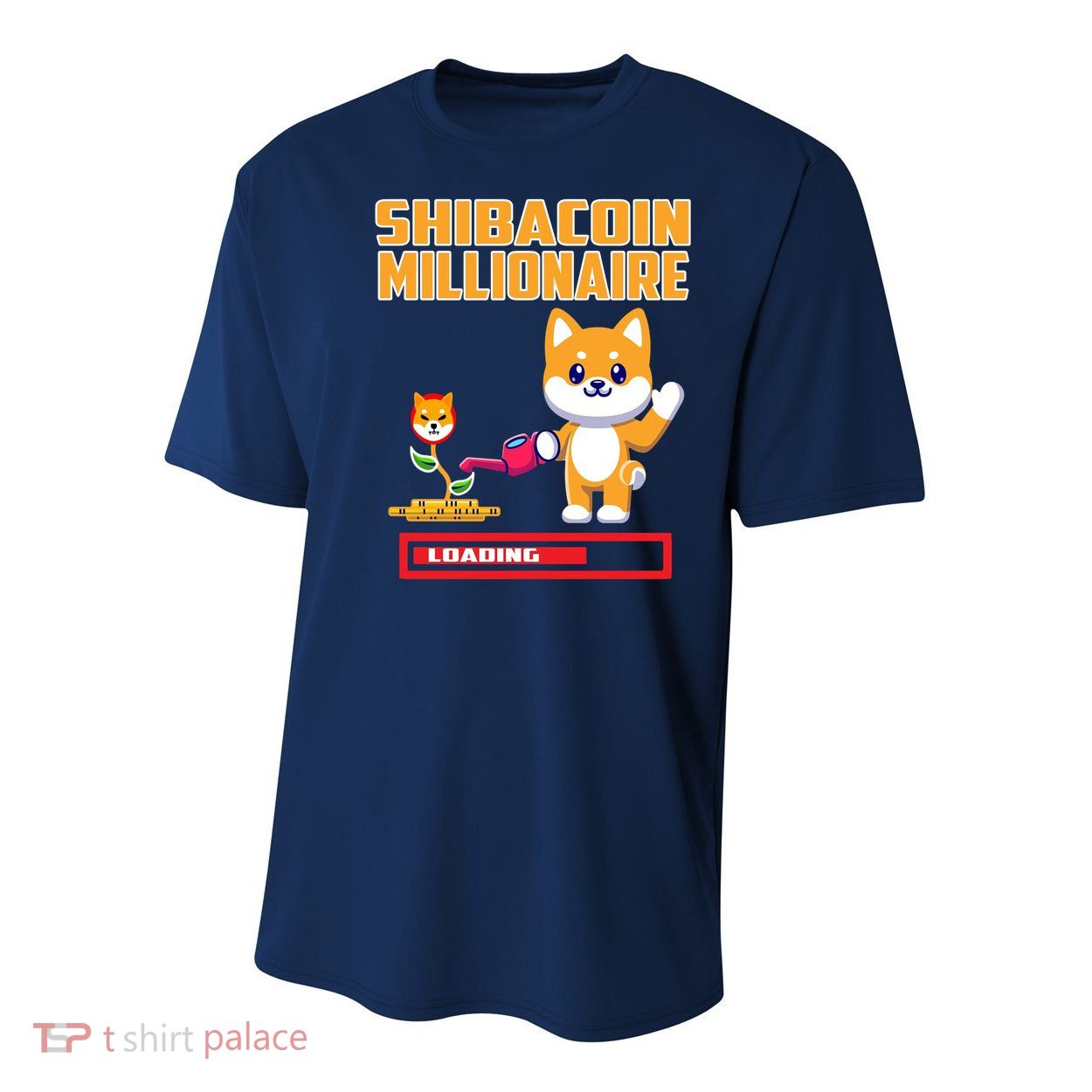 Shibacoin Millionaire Loading Youth Performance Sprint T-Shirt