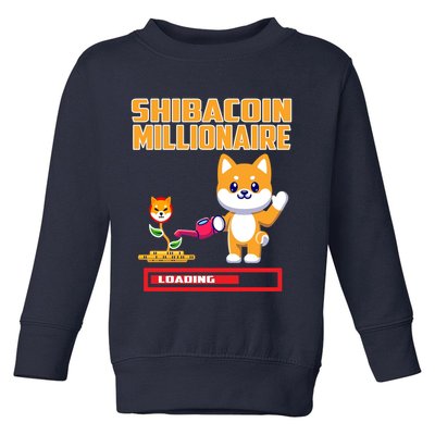 Shibacoin Millionaire Loading Toddler Sweatshirt