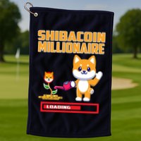 Shibacoin Millionaire Loading Golf Towel