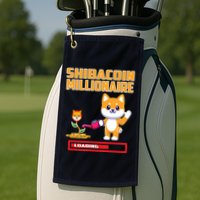 Shibacoin Millionaire Loading Golf Towel