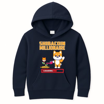 Shibacoin Millionaire Loading Kids Hoodie