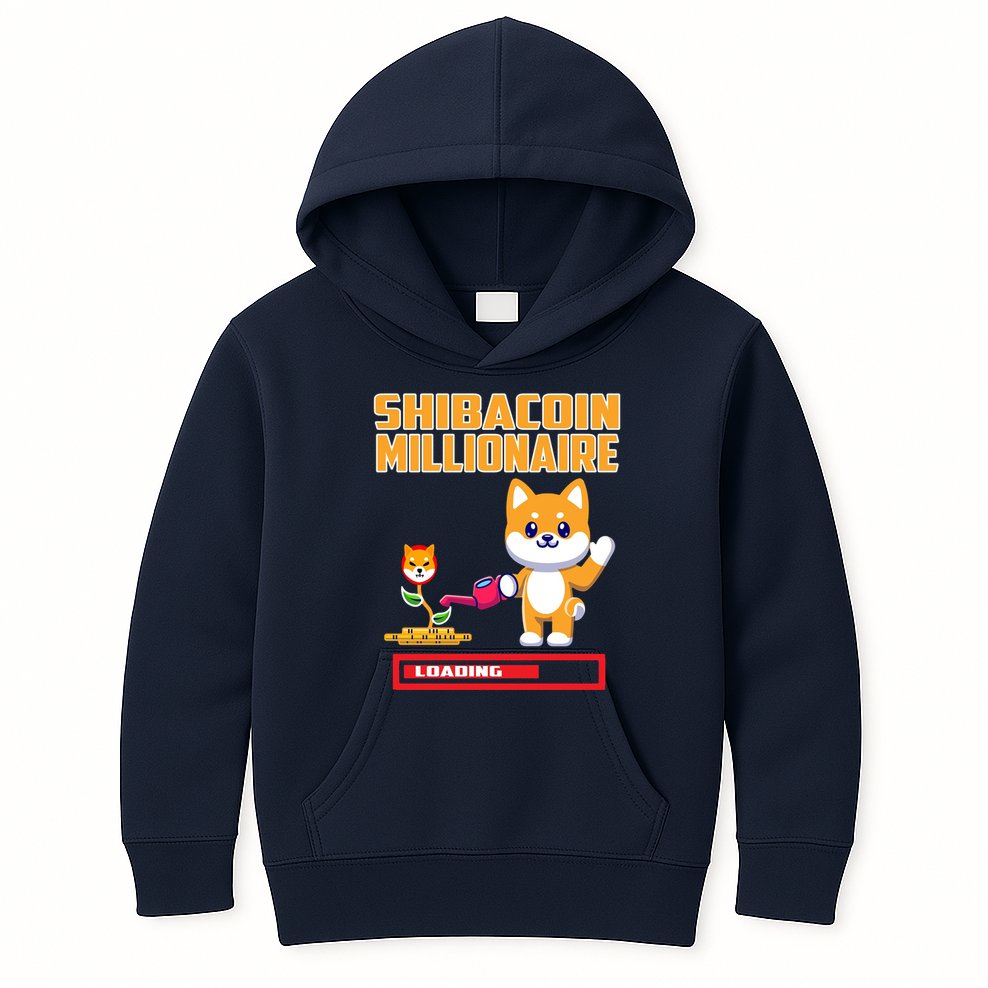 Shibacoin Millionaire Loading Kids Hoodie