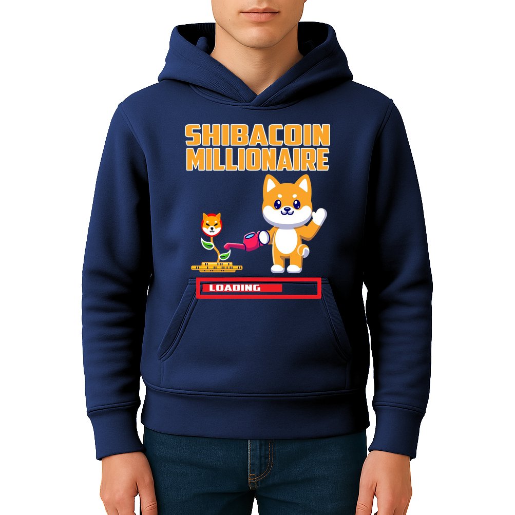 Shibacoin Millionaire Loading Kids Hoodie