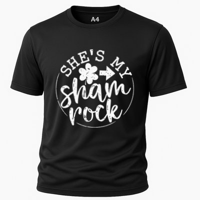 She's My Lucky Charm Happy Patricks Day Couples Matching Performance Shirt