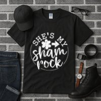 She's My Lucky Charm Happy Patricks Day Couples Matching Tall T-Shirt