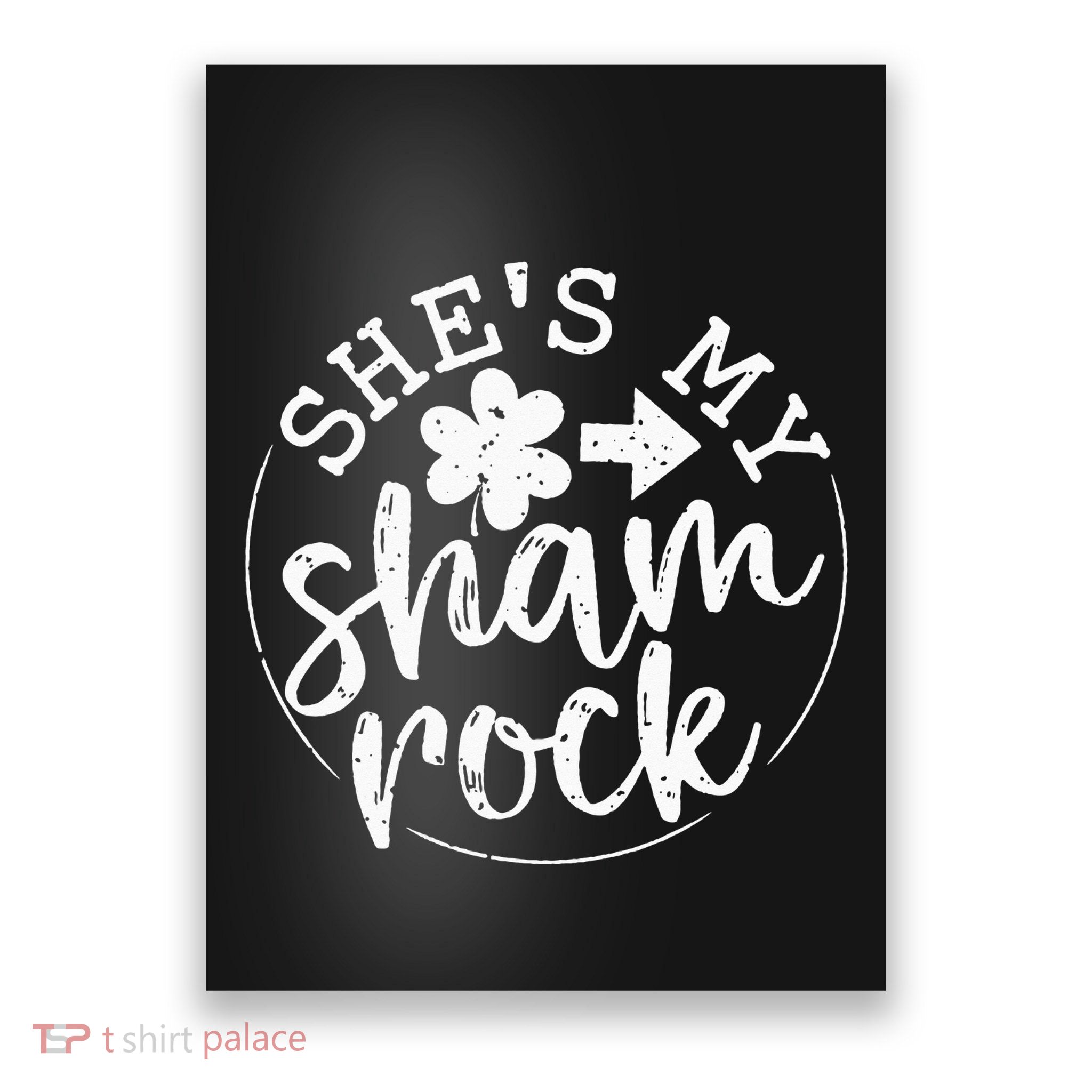 She's My Lucky Charm Happy Patricks Day Couples Matching Poster