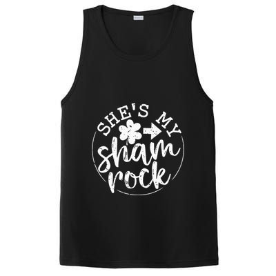 She's My Lucky Charm Happy Patricks Day Couples Matching PosiCharge Competitor Tank