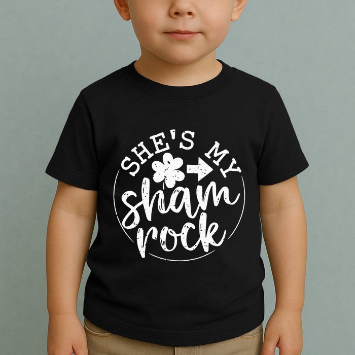 She's My Lucky Charm Happy Patricks Day Couples Matching Toddler T-Shirt