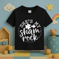 She's My Lucky Charm Happy Patricks Day Couples Matching Toddler T-Shirt