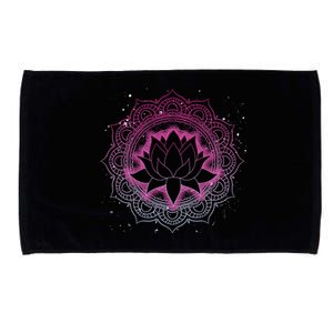 Spiritual Meditation Lotus Flower Blossom Dala Yoga Lotus Cool Gift Microfiber Hand Towel