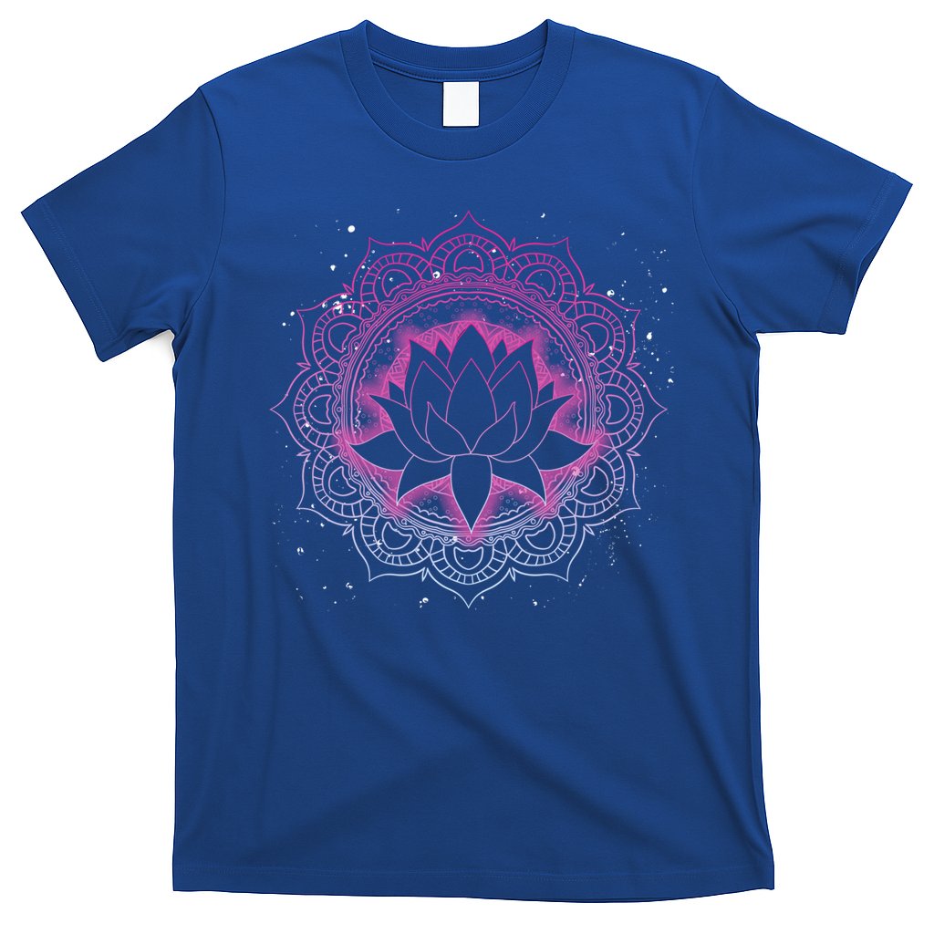 Spiritual Meditation Lotus Flower Blossom Dala Yoga Lotus Cool Gift T-Shirt