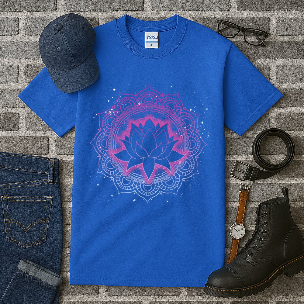 Spiritual Meditation Lotus Flower Blossom Dala Yoga Lotus Cool Gift Tall T-Shirt