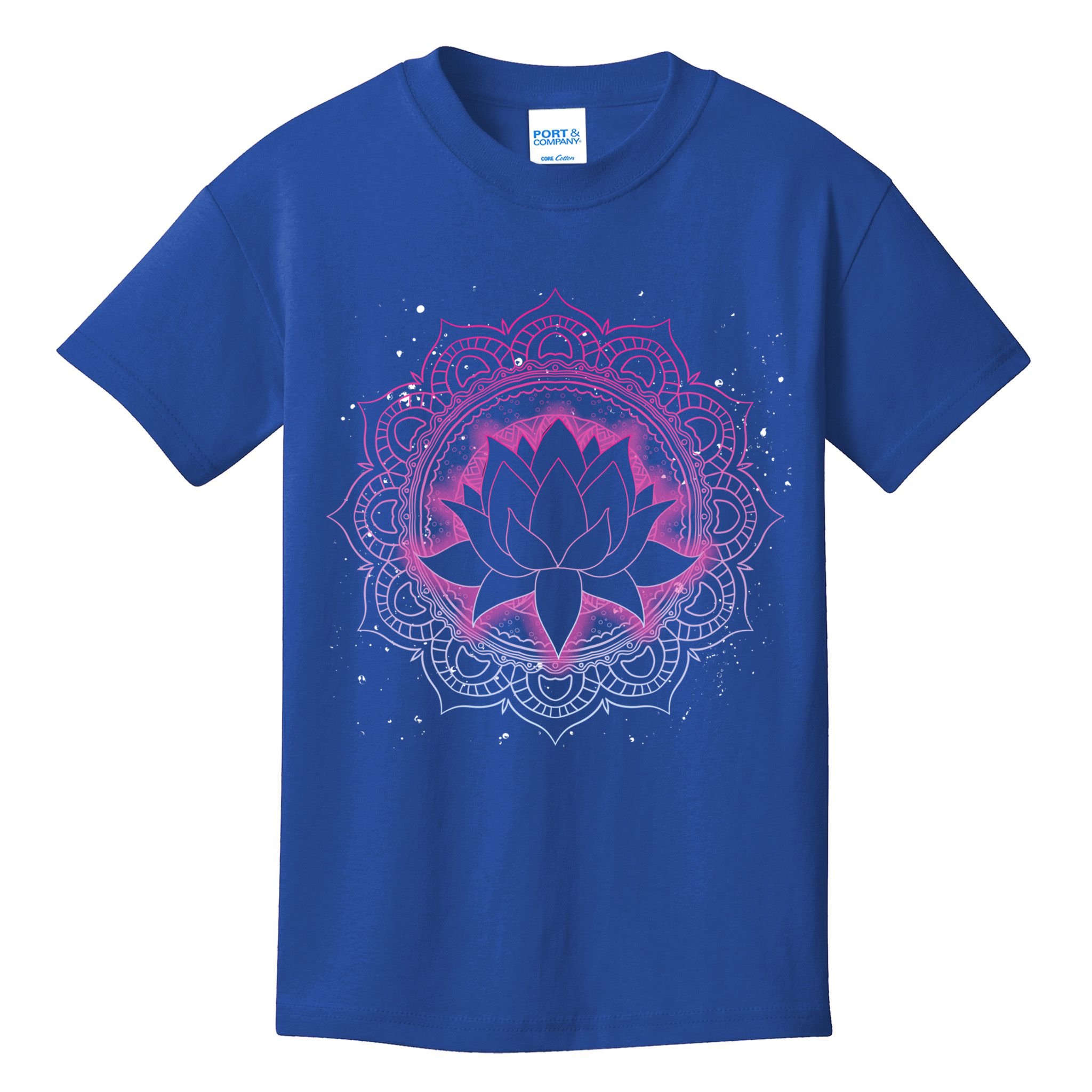Spiritual Meditation Lotus Flower Blossom Dala Yoga Lotus Cool Gift Kids T-Shirt