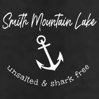 Smith Mountain Lake VA My Happy Place Gift Boating Fishing 7 Panel Mesh Trucker Snapback Hat