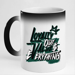 Streetwear Money Lover Matching Oxidized Green 4s 11oz Black Color Changing Mug