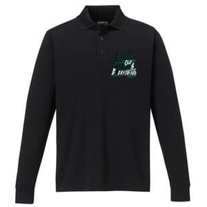 Streetwear Money Lover Matching Oxidized Green 4s Performance Long Sleeve Polo