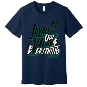 Streetwear Money Lover Matching Oxidized Green 4s Premium T-Shirt