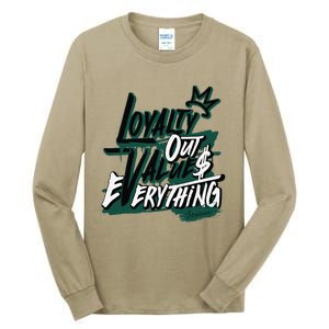 Streetwear Money Lover Matching Oxidized Green 4s Tall Long Sleeve T-Shirt